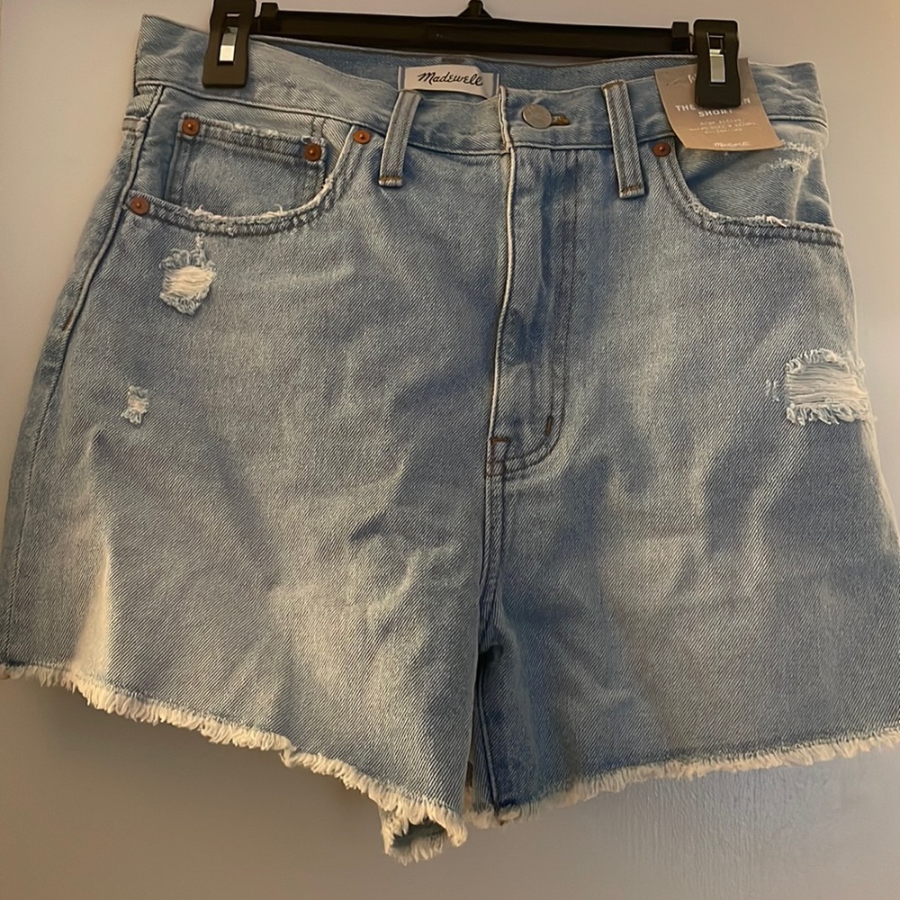Madewell Mom Jean shorts
